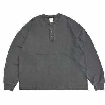 SEABEES Pigment Henry Neck Thermal Black