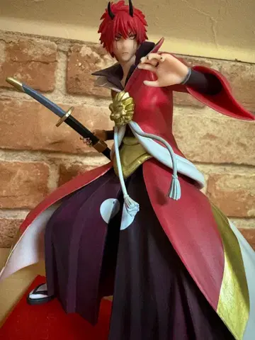 애니메이션 스타일 피규어 검 쥔 약 30cm 홍환 전슬