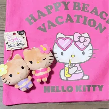 [ 2개 ] 일광화상 키티 토트백 키링 헬로키티 백