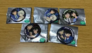 명탐정 코난 블라인드 캔뱃지 페어 5종 세트