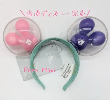 홍콩 디즈니 미키 벌룬 라이트업 머리띠 해외 디즈니