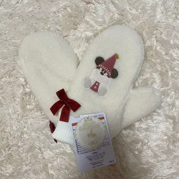 미사용 새상품 택 포함 디즈니 크리스마스2025 릴린린 미튼 장갑