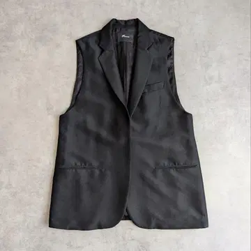 HARDY NOIR TW 이중직 오버 사이즈 베스트 Spick Noble