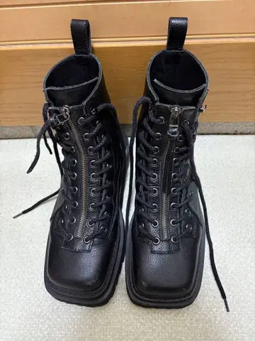 DAIRIKU 스퀘어 토 파이어맨 부츠