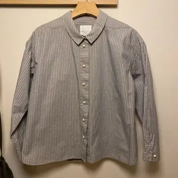 MAGALI 마가리 코튼 린넨 스몰 칼라 블라우스