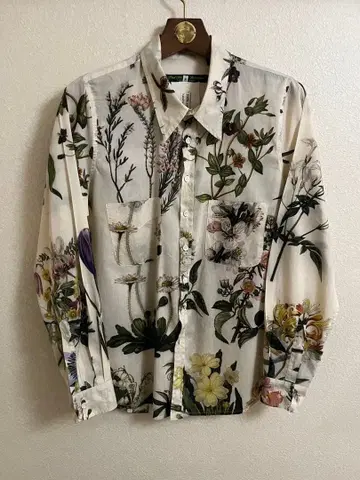 Paul Harnden 보태니컬 무늬 더블 포켓 셔츠