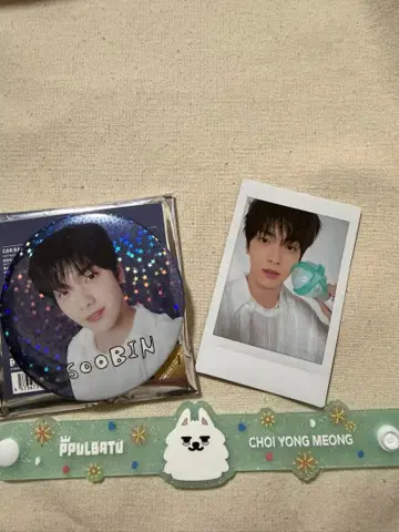 수빈 캔뱃지/인스턴트 사진