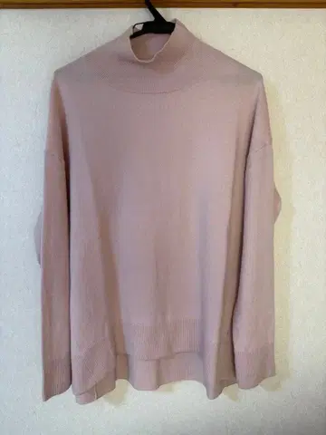 핑크 캐시미어 혼방 니트 F 사이즈