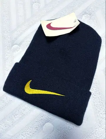 DEAD!90's NIKE 니트 캡 비니 블랙 y2k 스다