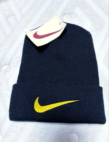 DEAD!90's NIKE 니트 캡 비니 블랙 y2k 스다