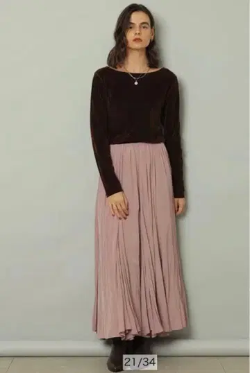 CADUNE 에어리 플레어 스커트