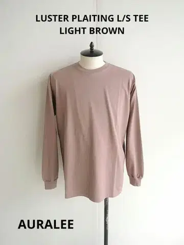 AURALEE LUSTER PLAITING L/S TEE 사이즈 3