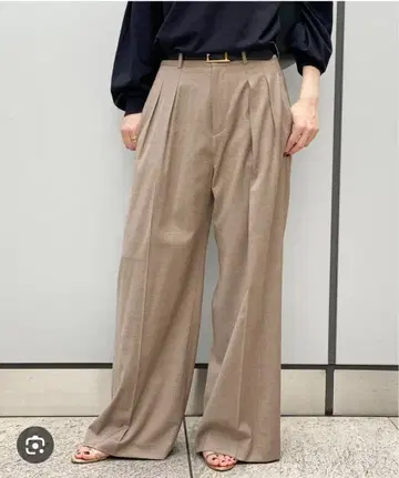 [ 새상품급 ] AP STUDIO 하이웨스트 와이드 팬츠