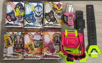 [ 당시품 ] 가면라이더 이그제이드 게이머 드라이버 & 가샤트 세트