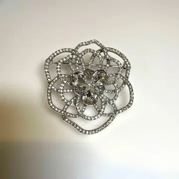 [ 새상품급 ] 스와로브스키 꽃 브로치