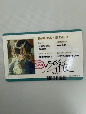 ReGLOSS snapshot 카드 라덴