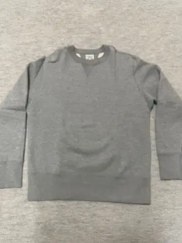 루프 휠러 맨투맨 그레이 멜란지 S 사이즈