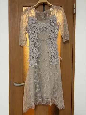 [ FRAY I.D ] 전체 레이스 드레스