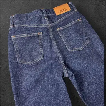 컨디션 최상 마우지 데님 청바지 플레어 MVS 다크 네이비 인디고 27