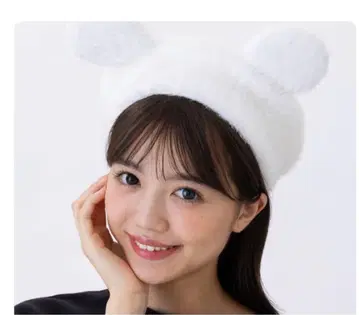 디즈니 베레모 화이트