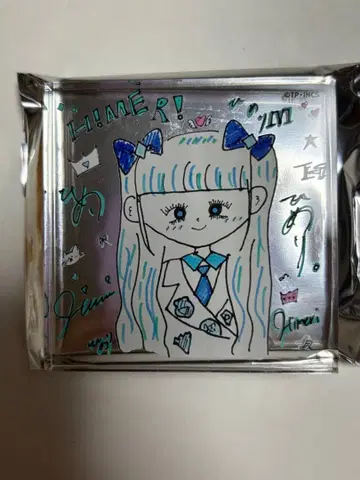 타카네노 나데시코 모미야마 히메리 랜덤 낙서 아크릴 블록