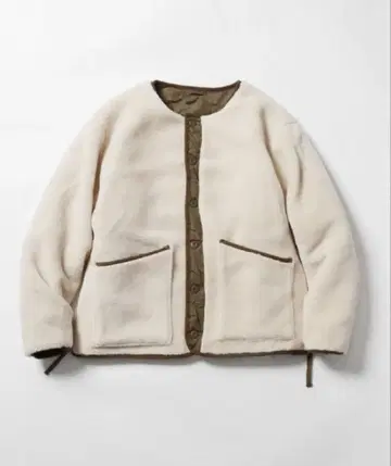 TAION 밀리터리 리버서블 크루넥 다운 자켓 L 사이즈