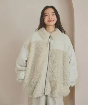 niko and - 패치워크 보아 블루종