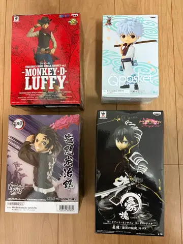 피규어 세트 (귀멸의 칼날, 원피스, 호쾌, 은혼)