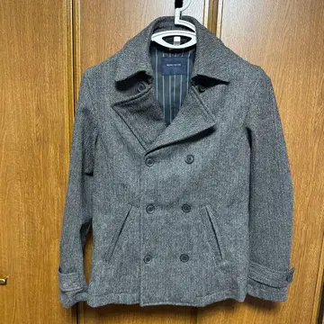 MIND BLOW 더블 브레스트 코트 L 사이즈 그레이 계열