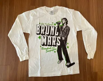 브루노 마즈 긴팔 티셔츠 아시아 투어 싱가포르