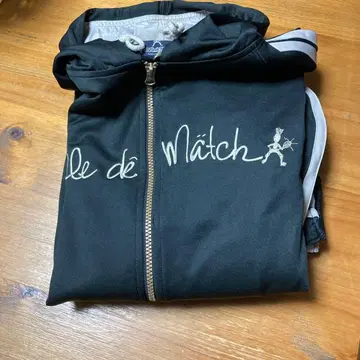 바일 드 매치 풀 집업 저지 블랙