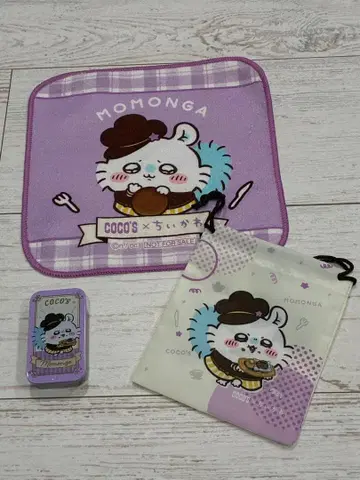 COCO'S x 치이카와 (먼작귀) 모몽가 3종 세트
