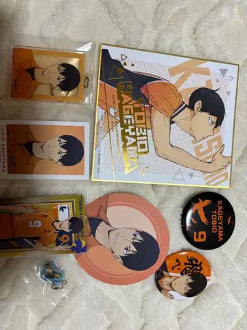 카게야마 토비오 굿즈 세트 6점