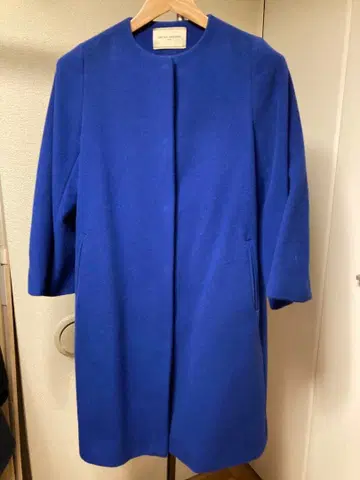 UNITED ARROWS 파랑 노카라 코트