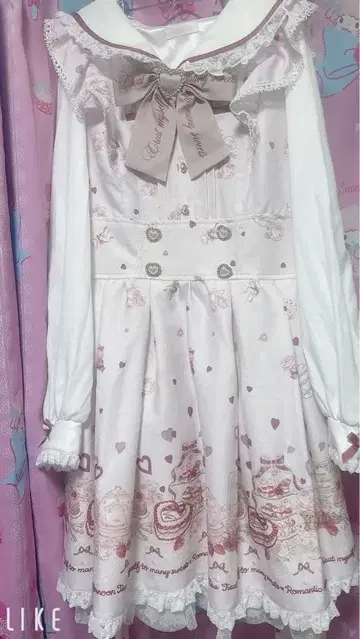 리즈리사 애프터눈 티 패턴 원피스