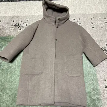NIKO AND - 후드 부착 그레이 코트 사이즈 3