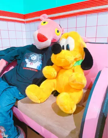 빈티지 퍼펫 플루토 봉제 인형