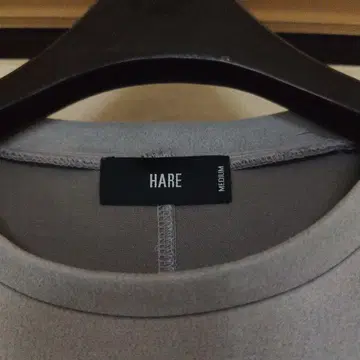 HARE 그레이 스웨이드풍 상의 M
