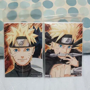 NARUTO 전시회 브로마이드 세트 나루토, 사스케, 가아라