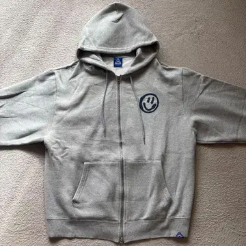 ISTKUNST 더블 지퍼 후드티 L 그레이