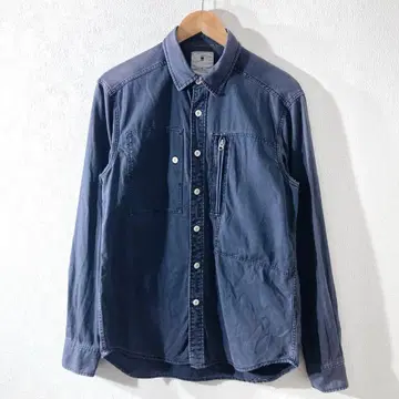 G-STAR RAW 코튼 긴팔 셔츠 남성용 S 구제 의류