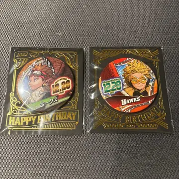 히로아카 호크스 벌스데이 캔뱃지