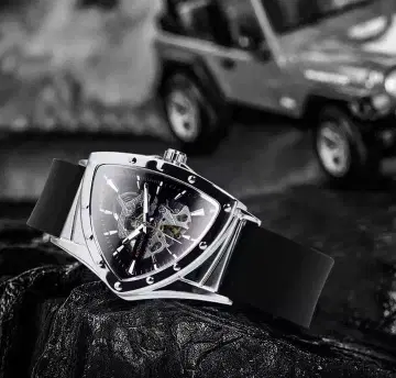 트라이앵글 케이스 자동 와인딩 시계