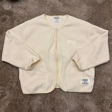 [ DISCUS ATHLETIC x coen ] 아이보리 플리스 블루종