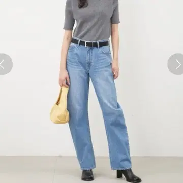 Mila Owen 라인 커브 데님 팬츠