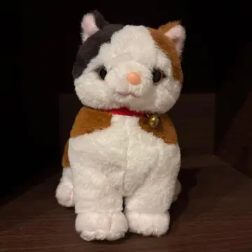 삼색 고양이 미미코 약 20cm 방울 포함