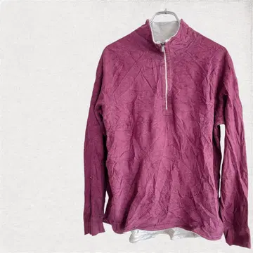 타미 힐피거 퍼플 하프 지퍼 트레이닝복