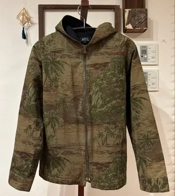 A.P.C. 아페쎄 풀 집업 후드티 자켓 S 올 패턴 프랑스제