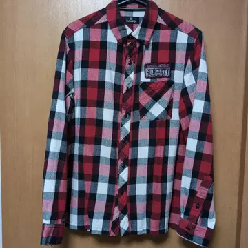 Subciety 체크 무늬 플란넬 셔츠 L 사이즈