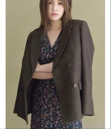 FRAY I.D 더블 버튼 울 자켓